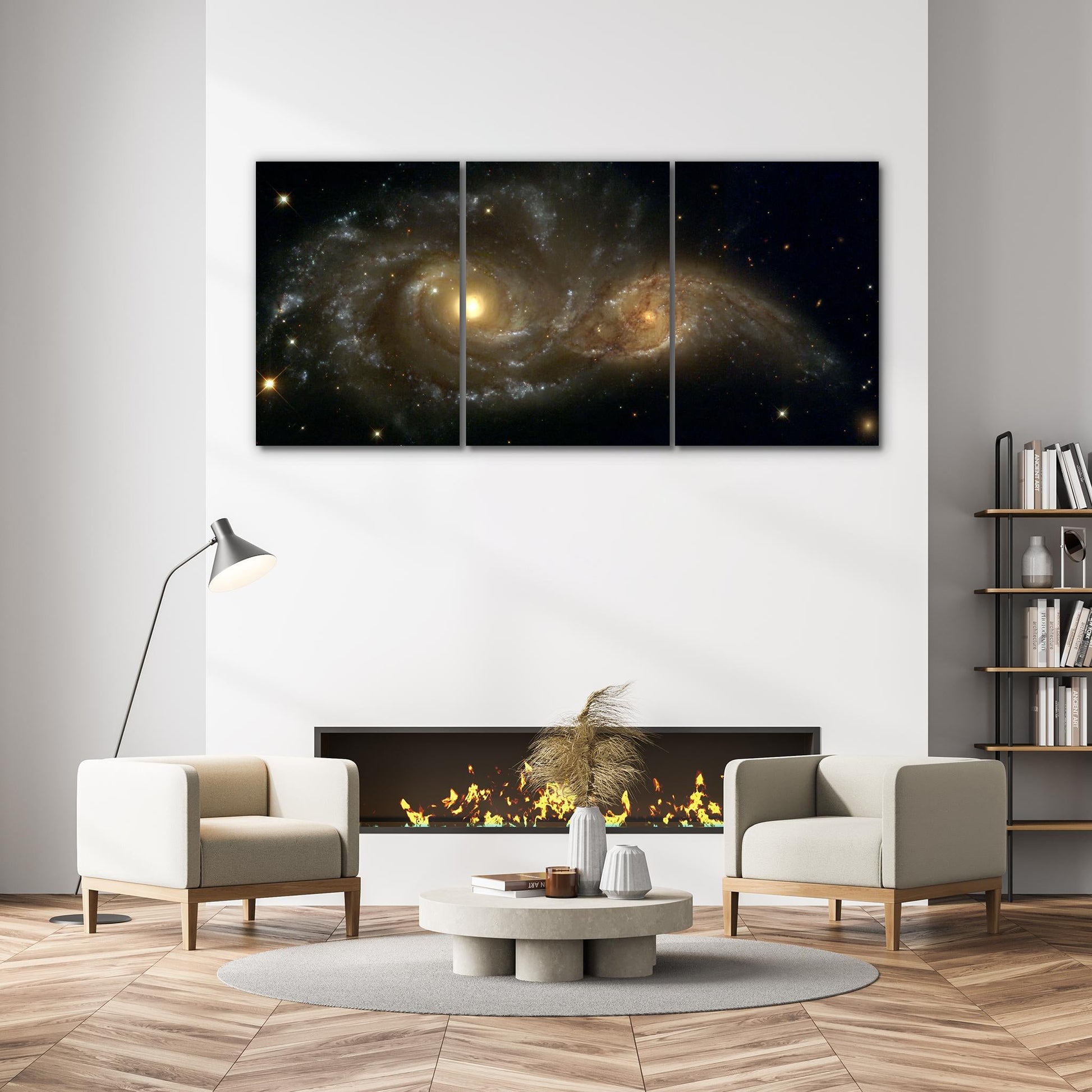 Galactic Ballet: IC 2163 & NGC 2207 - Atka Inspirations