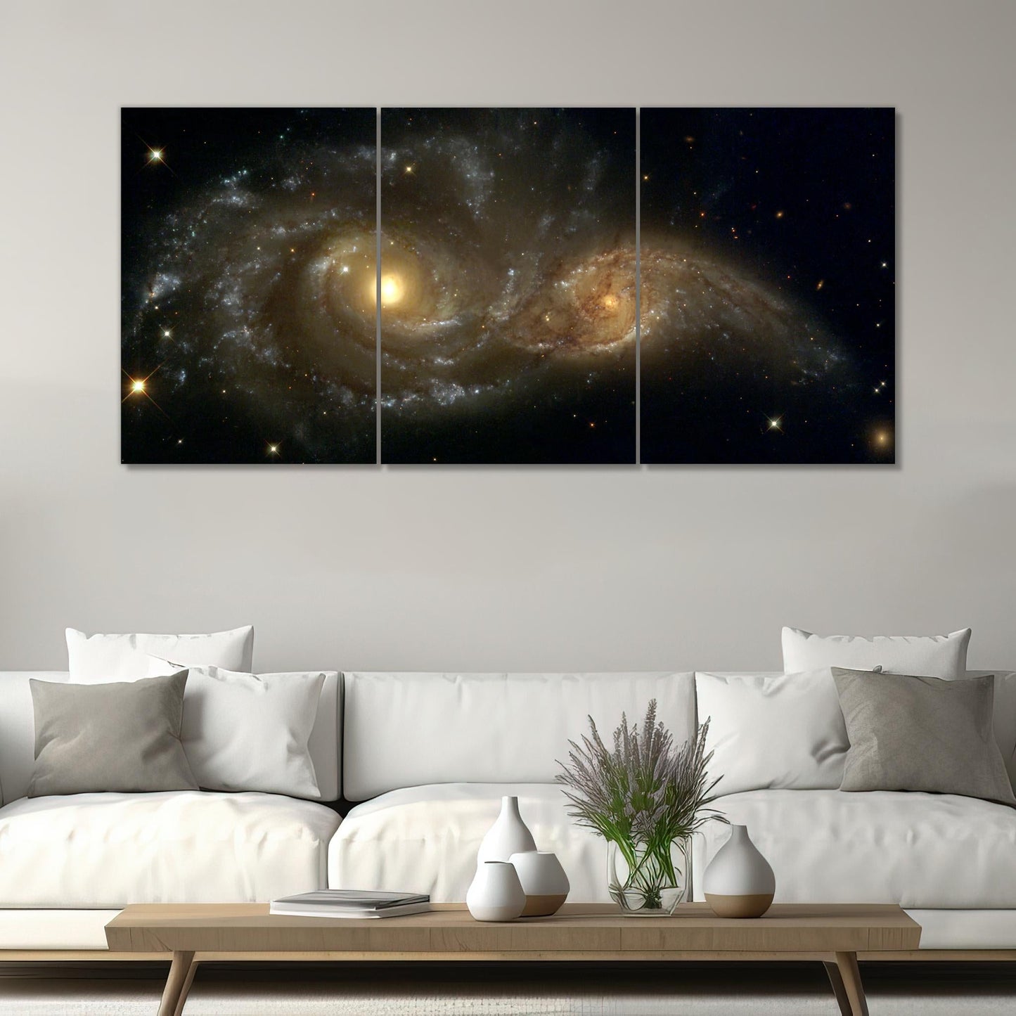 Galactic Ballet: IC 2163 & NGC 2207 - Atka Inspirations