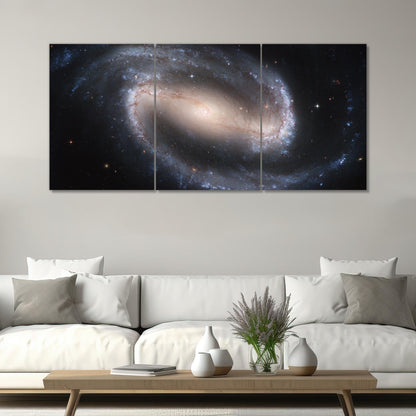 Galactic Majesty: NGC 1300 Unveiled - Atka Inspirations