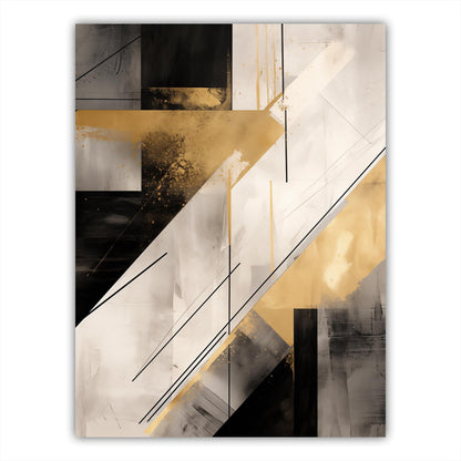 Abstract Gold Geometry - Atka Inspirations