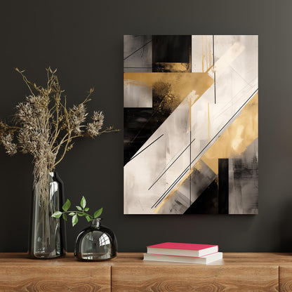 Abstract Gold Geometry - Atka Inspirations