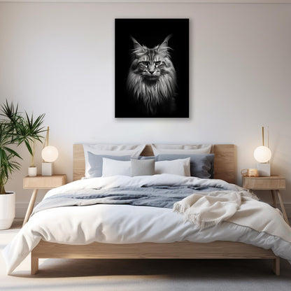 Cat - Maine Coon Portrait - Atka Inspirations