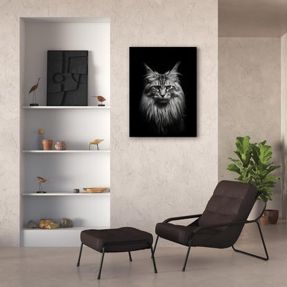 Cat - Maine Coon Portrait - Atka Inspirations