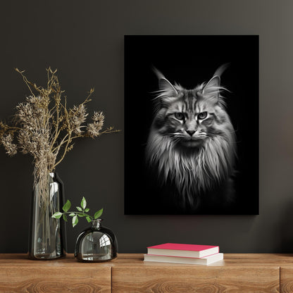 Cat - Maine Coon Portrait - Atka Inspirations