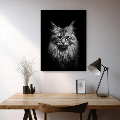 Cat - Maine Coon Portrait - Atka Inspirations
