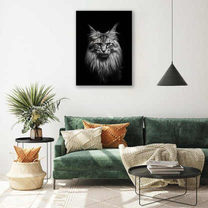 Cat - Maine Coon Portrait - Atka Inspirations