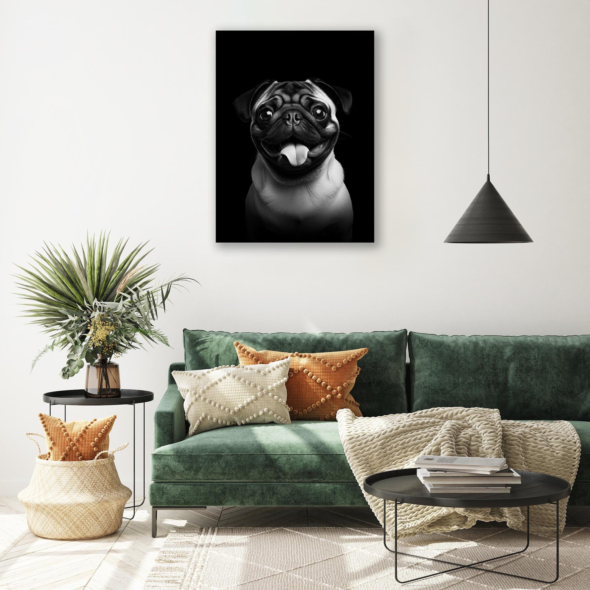 Dog - Pug Portrait - Atka Inspirations