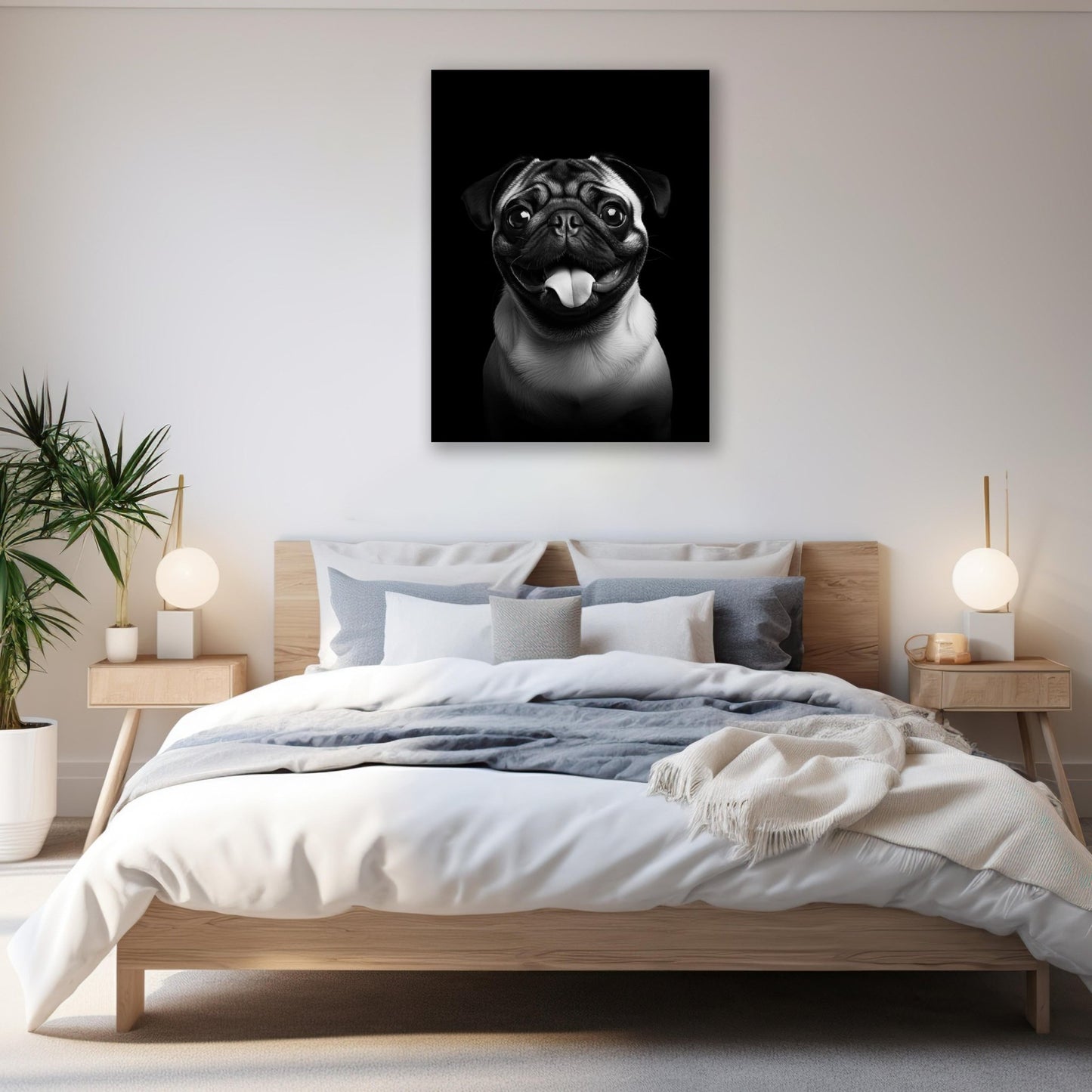 Dog - Pug Portrait - Atka Inspirations