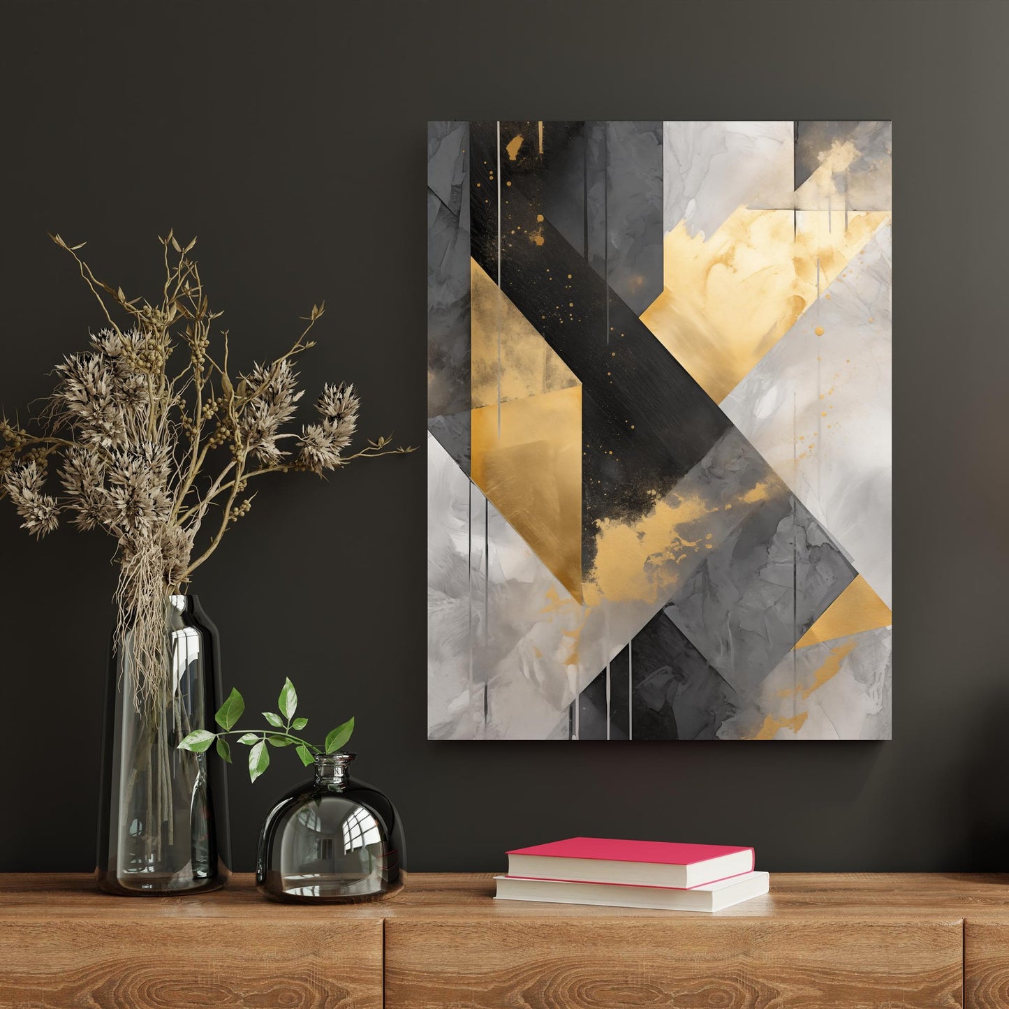 Golden Geometric Harmony - Atka Inspirations