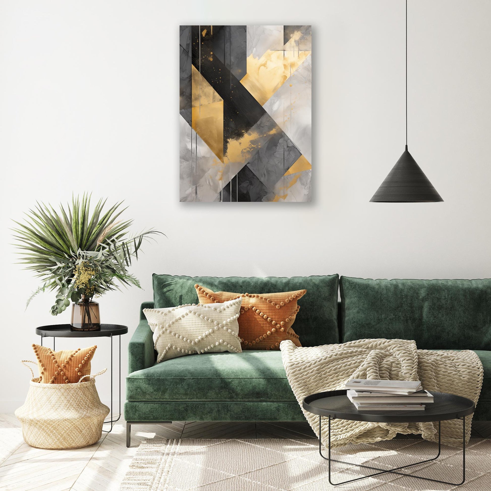 Golden Geometric Harmony - Atka Inspirations