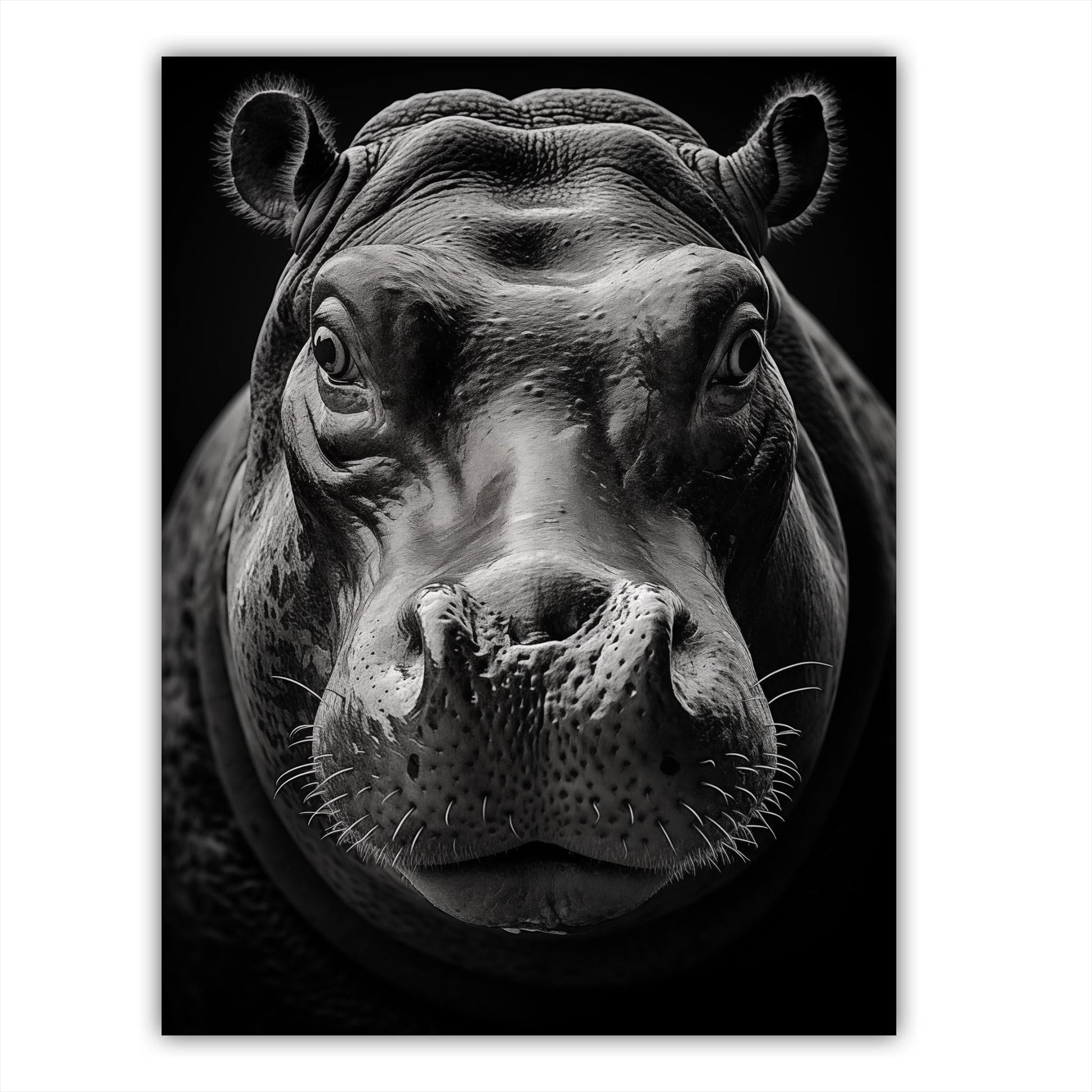 Hippopotamus Portrait - Atka Inspirations