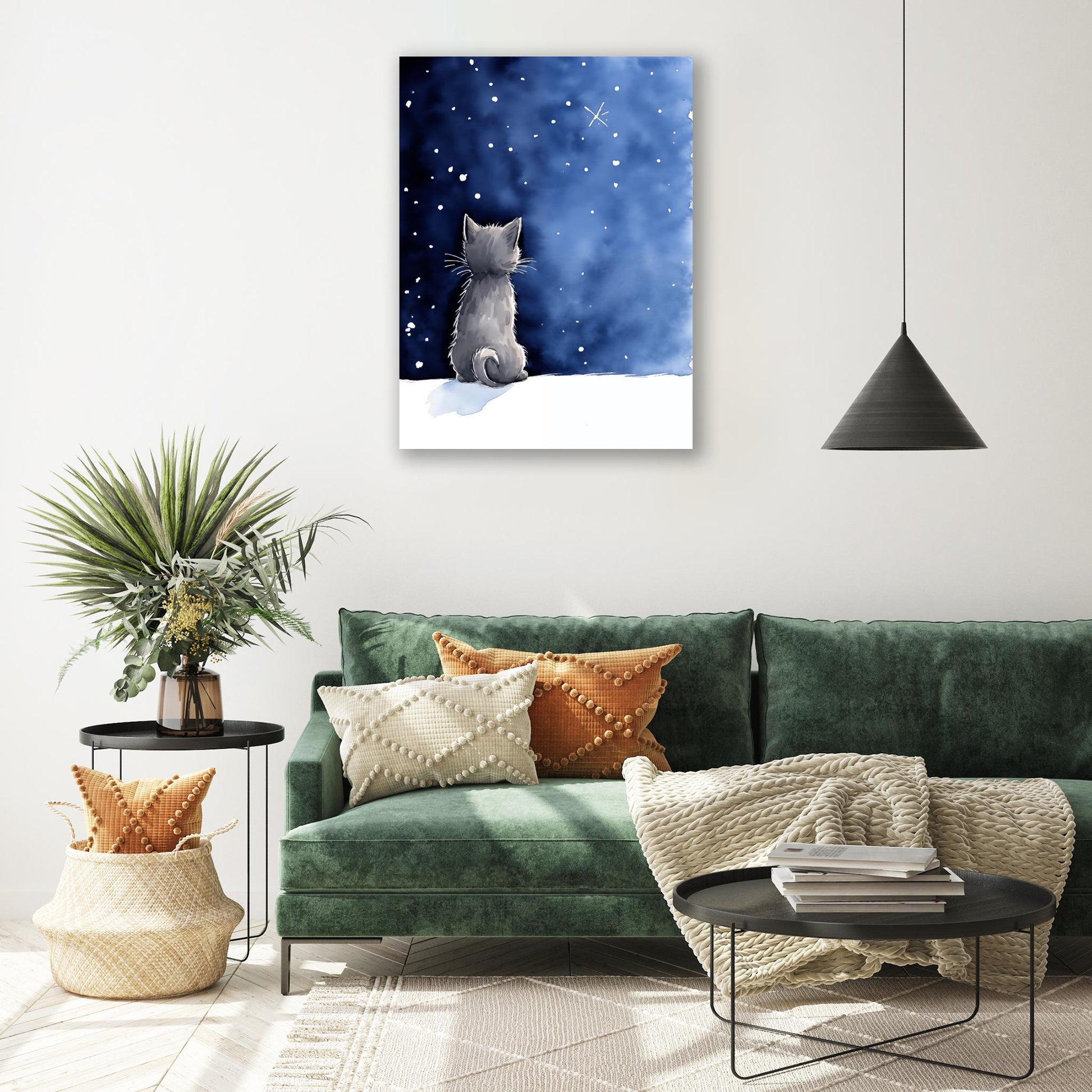 Kitten's Starlit Reverie - Atka Inspirations