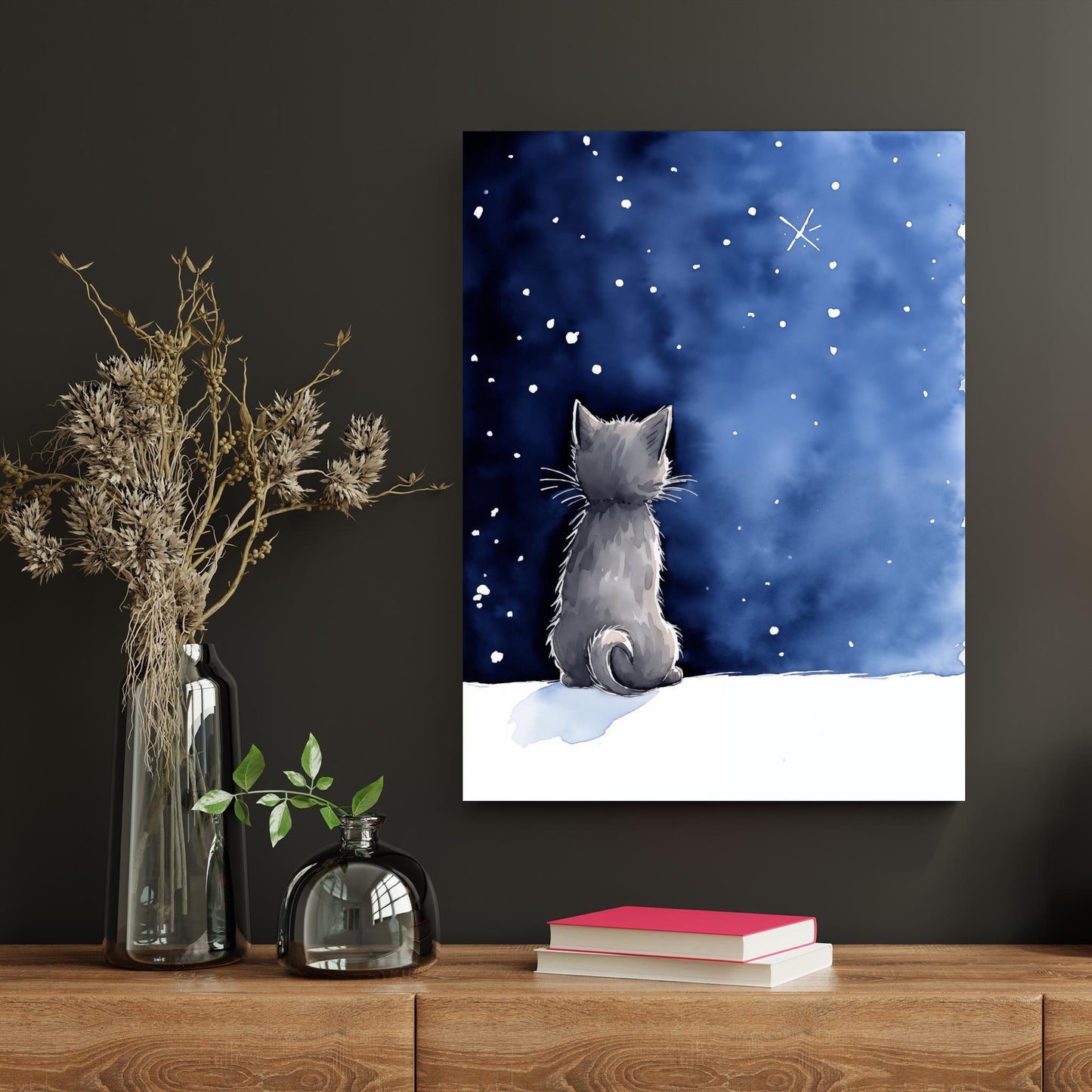 Kitten's Starlit Reverie - Atka Inspirations