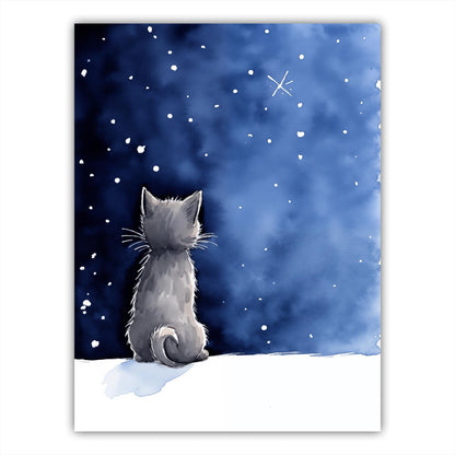 Kitten's Starlit Reverie - Atka Inspirations