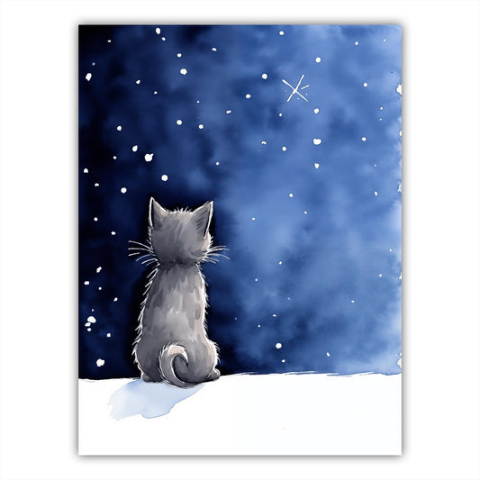 Kitten's Starlit Reverie - Atka Inspirations