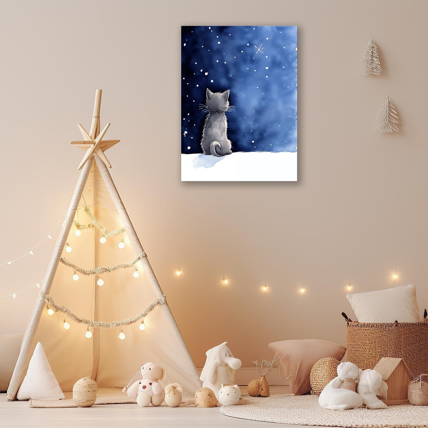 Kitten's Starlit Reverie - Atka Inspirations