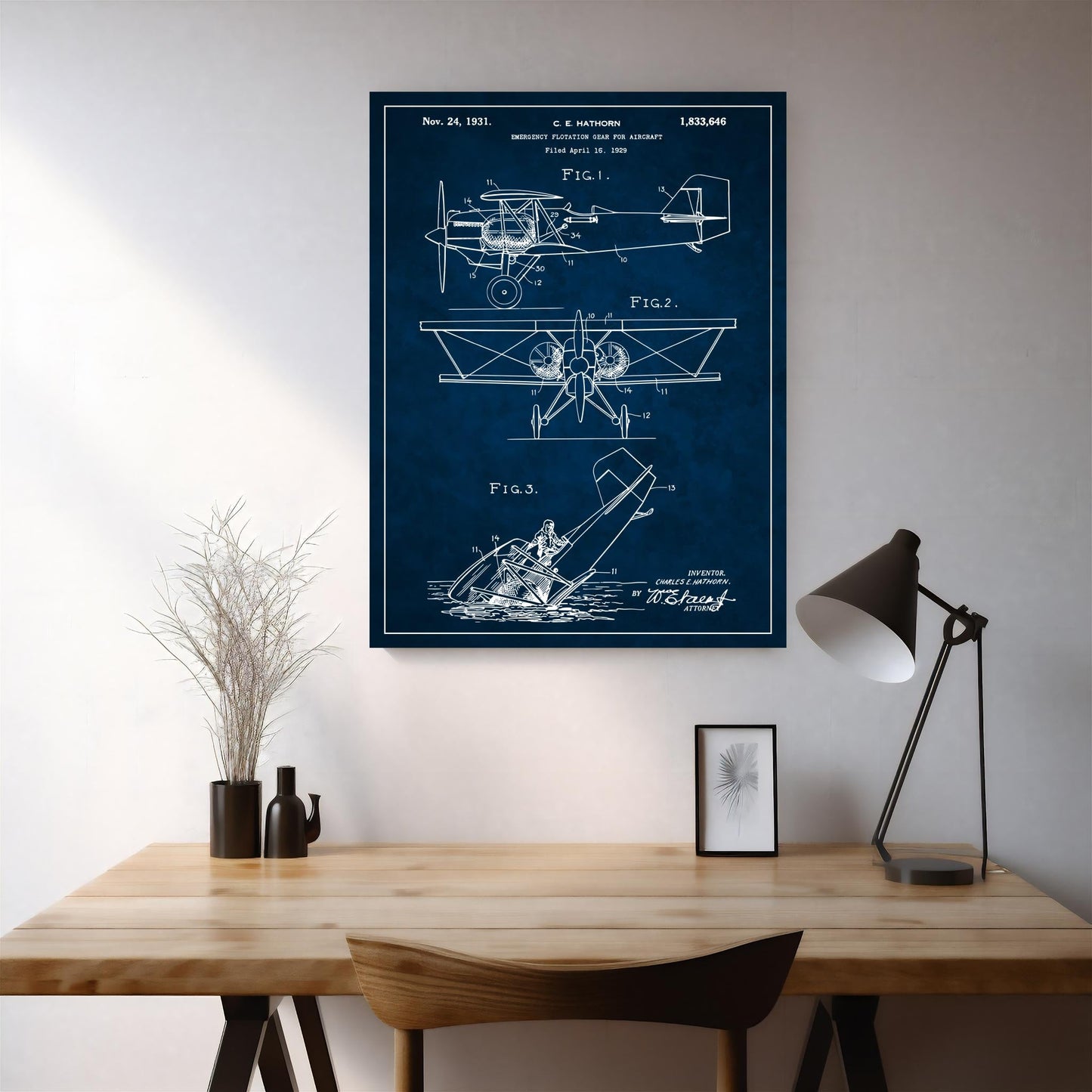 Patent 1833646 - Emergency Floation Gear For Aircraft - 1931 - Atka Inspirations