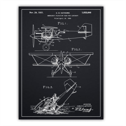 Patent 1833646 - Emergency Floation Gear For Aircraft - 1931 - Atka Inspirations
