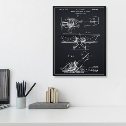 Patent 1833646 - Emergency Floation Gear For Aircraft - 1931 - Atka Inspirations