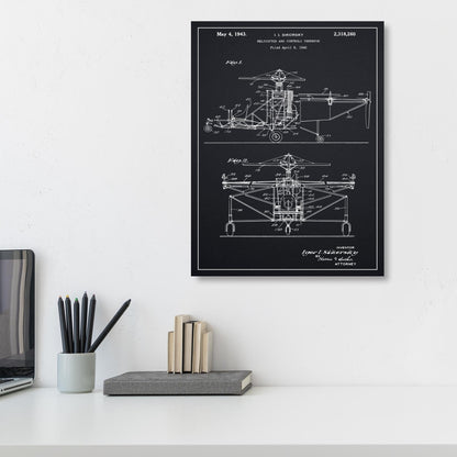 Patent 2318260 - Helicopter by Igor Sikorsky - 1943 - Atka Inspirations