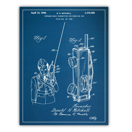 Patent 2439408 - Portable Radio Transmitting and Receiving Set - 1948 - Atka Inspirations