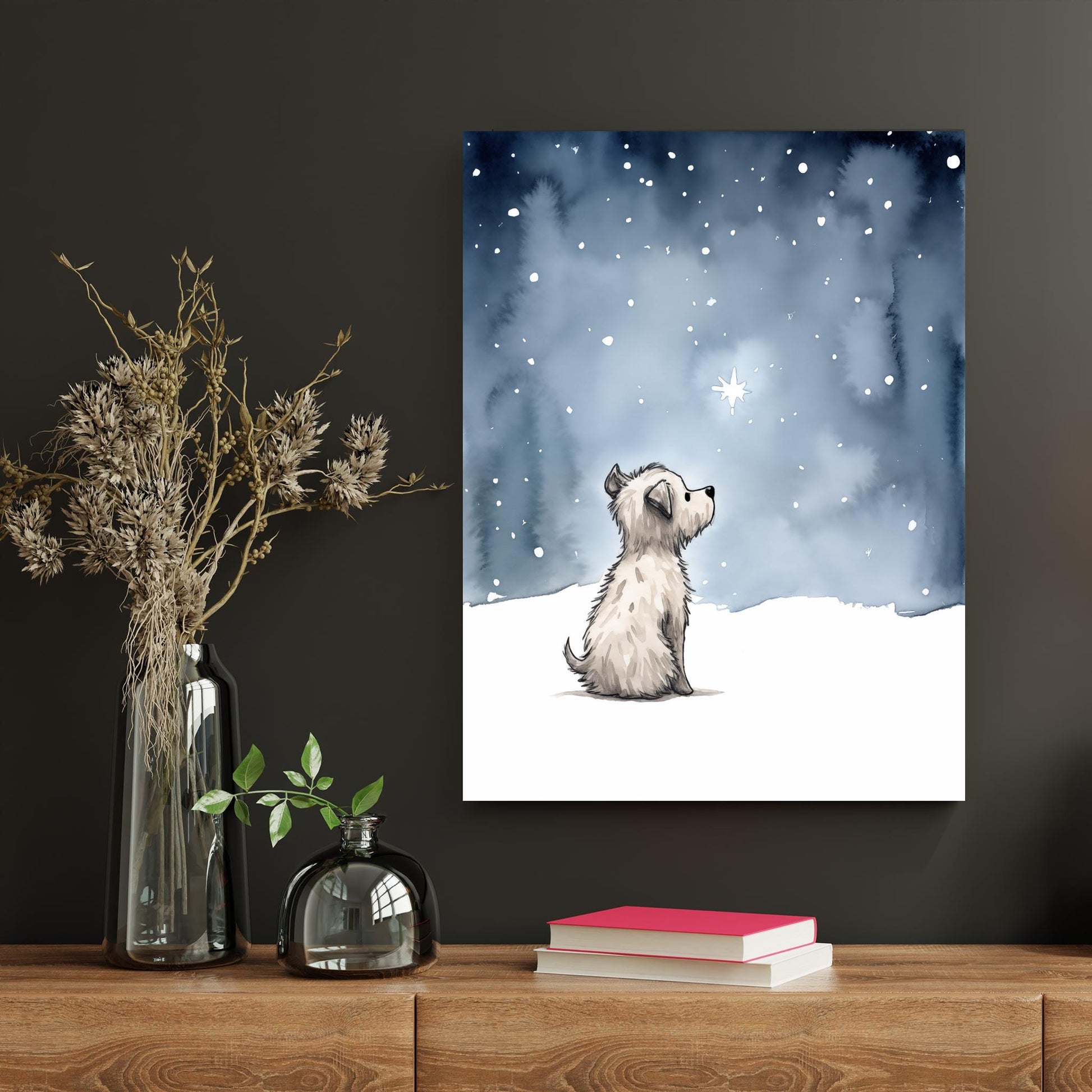 Snowy Night Puppy Watch - Atka Inspirations