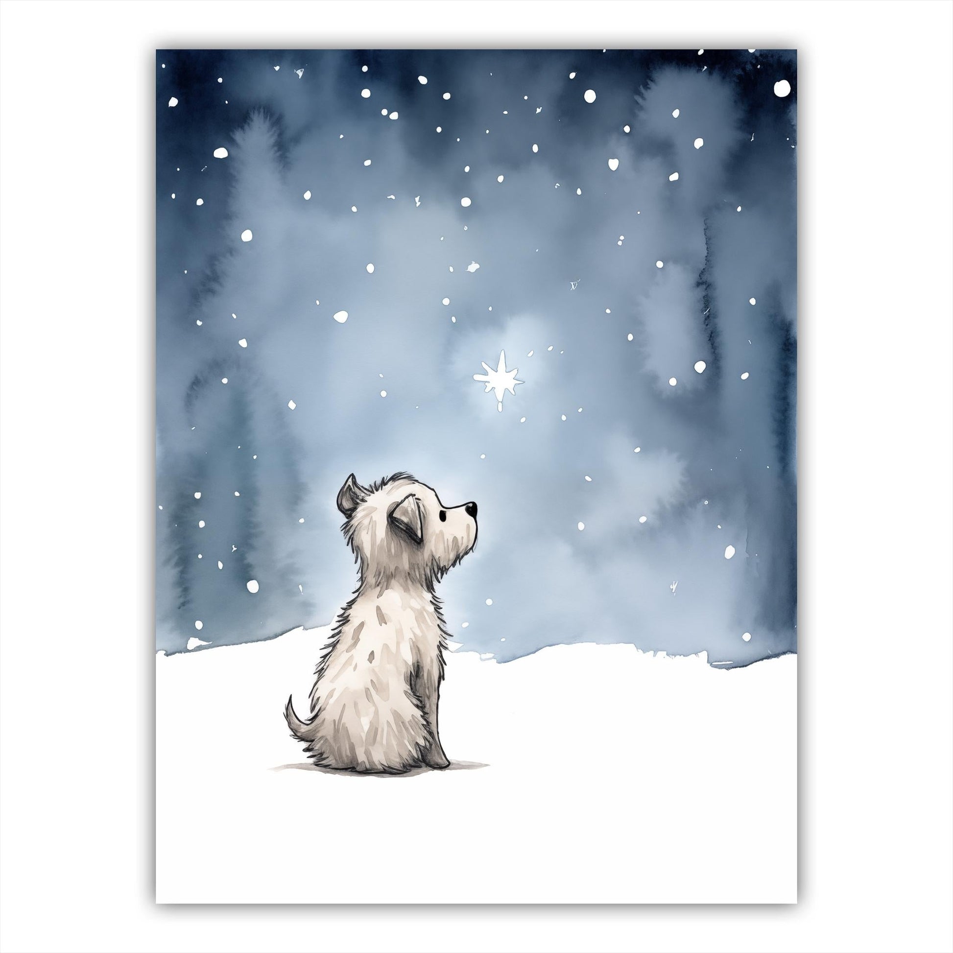 Snowy Night Puppy Watch - Atka Inspirations