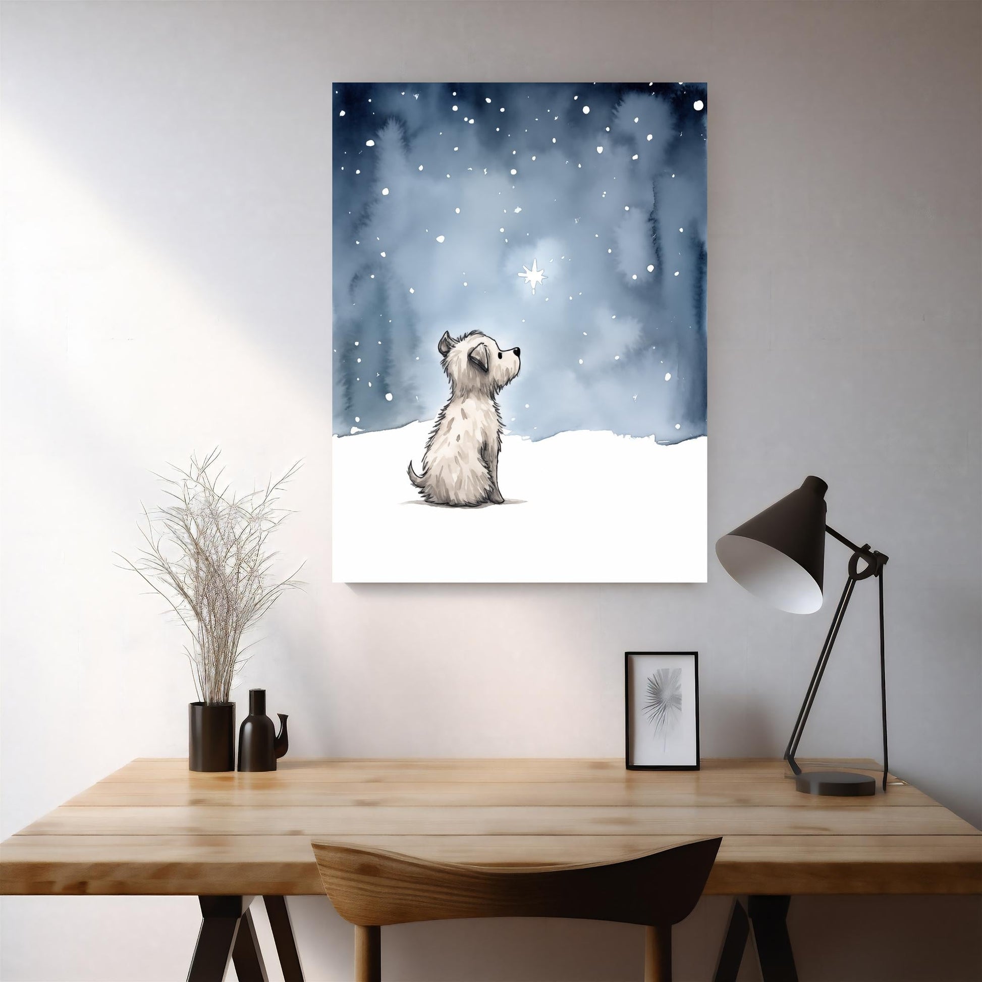 Snowy Night Puppy Watch - Atka Inspirations