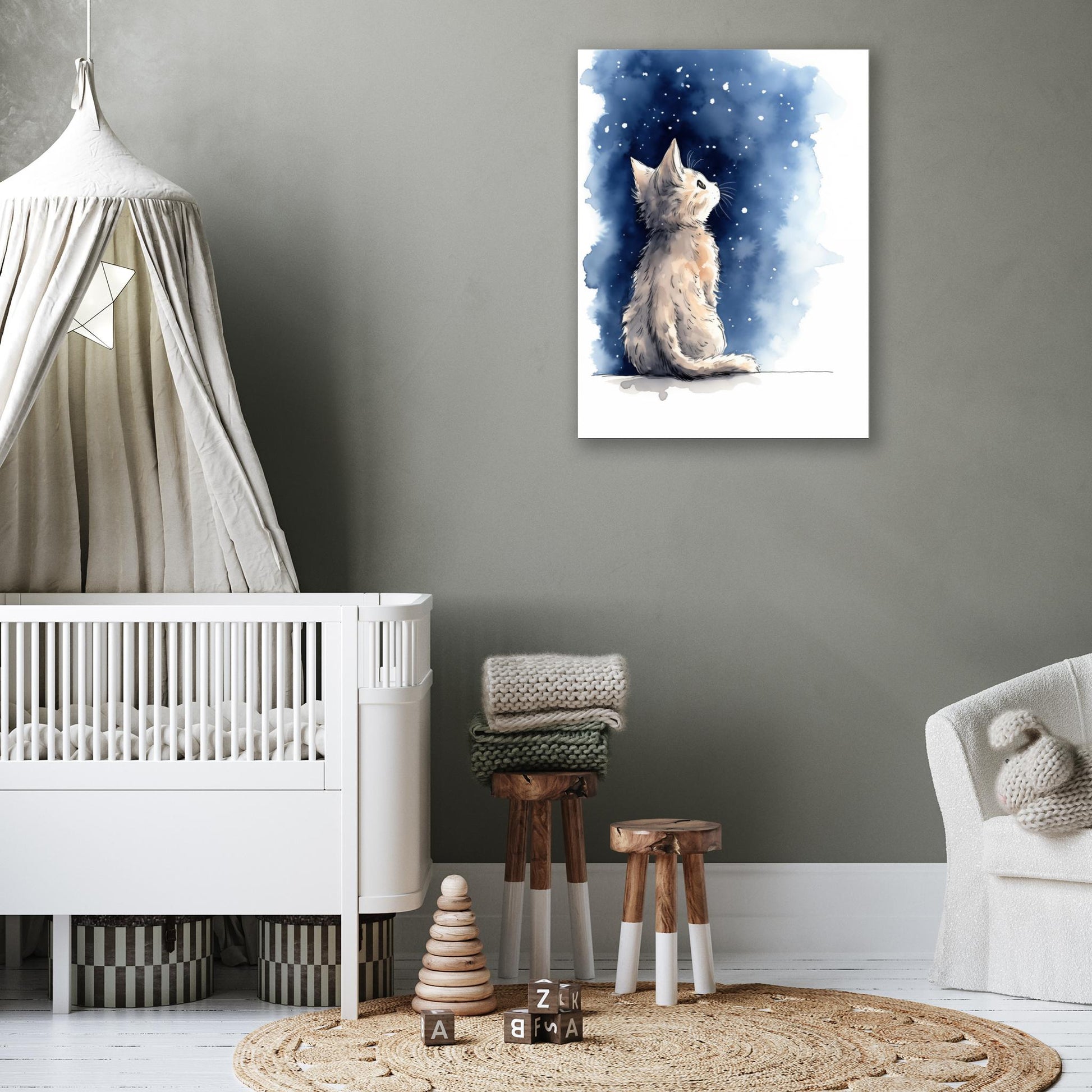 Stargazing Kitten Whispers - Atka Inspirations