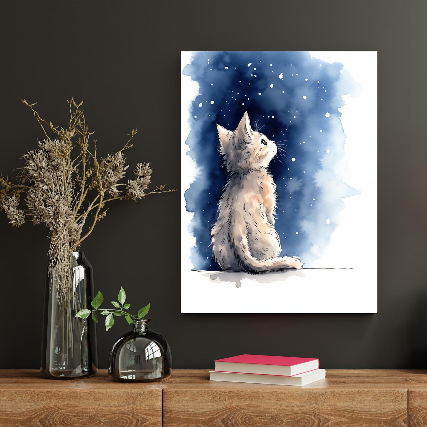 Stargazing Kitten Whispers - Atka Inspirations