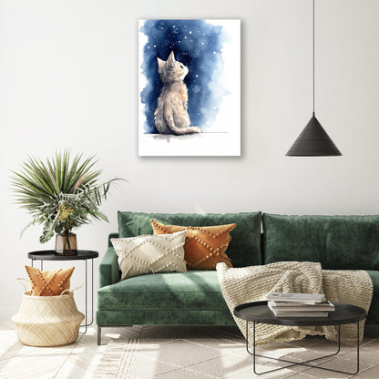 Stargazing Kitten Whispers - Atka Inspirations