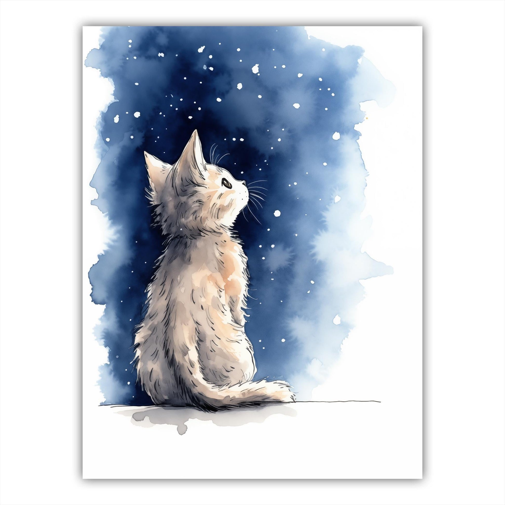 Stargazing Kitten Whispers - Atka Inspirations